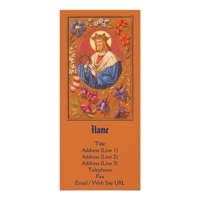 St. Louis IX the King (PM 05) Customizable Rack Card