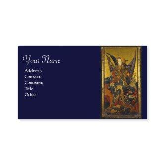 St. Michael Vanquishing Devil as Medieval Knight