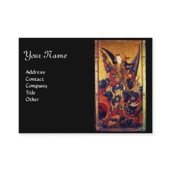 St. Michael Vanquishing Devil as Medieval Knight