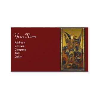St. Michael Vanquishing Devil as Medieval Knight
