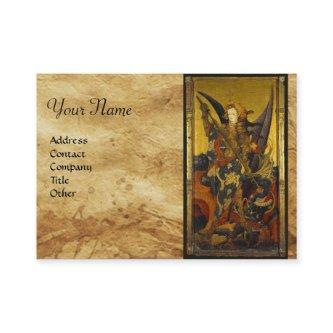 St. Michael Vanquishing Devil as Medieval Knight