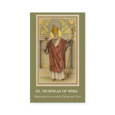 ST. NICHOLAS OF MYRA PRAYER