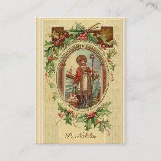 St. Nicholas of Myra Prayer Holy Cards
