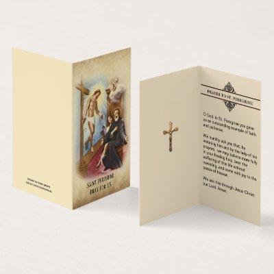 St. Peregrine Patron Cancer Patients Holy Cards