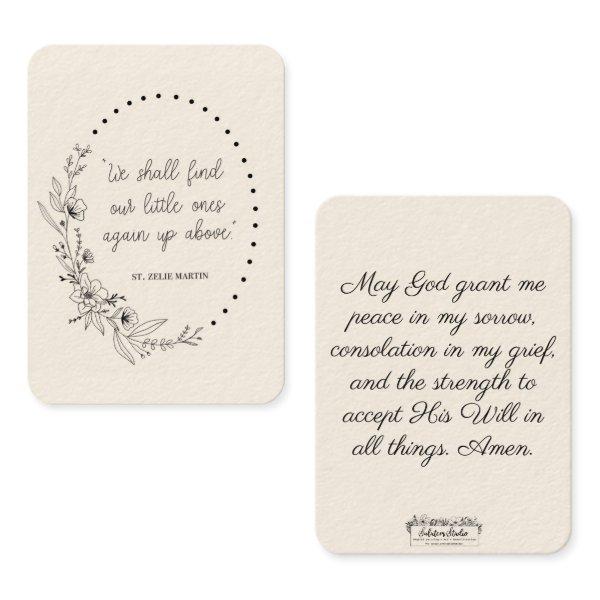 St. Zelie Martin Consolation Miscarriage Holy Card