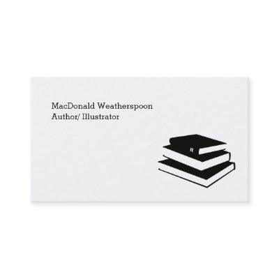 Stack of Books Author Writer  Custom