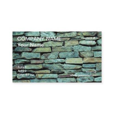 stacked  stone wall