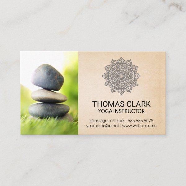 Stacked Stones | Zen | Yoga Mandala Pattern