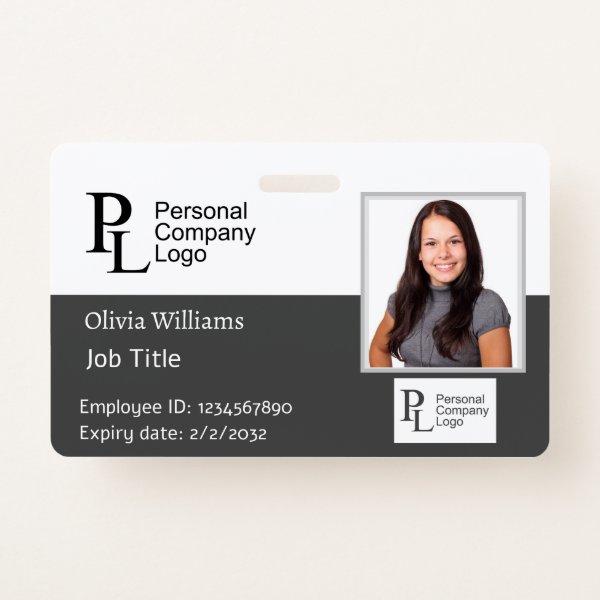 Staff Employee Photo ID Badge for Company Security