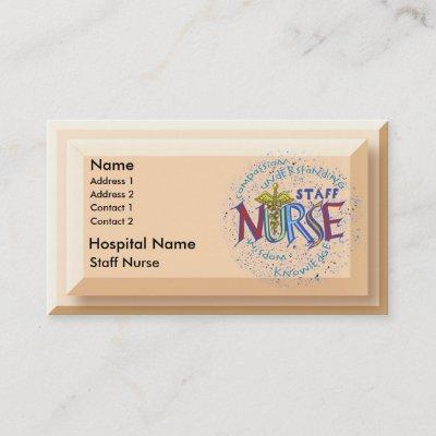 Staff Nurse custom name