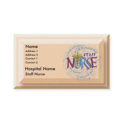 Staff Nurse custom name