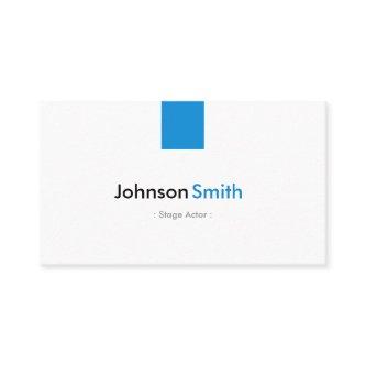 Stage Actor - Simple Aqua Blue