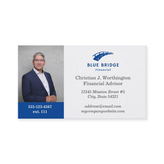 Standard Blue Custom Headshot Company Logo Finance