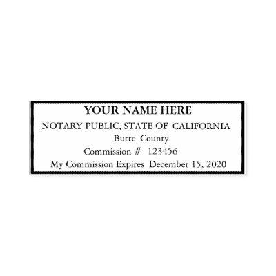Standard Notary Public Seal Stamp