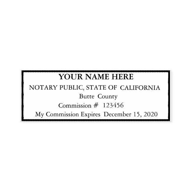 Standard Notary Public Seal Stamp