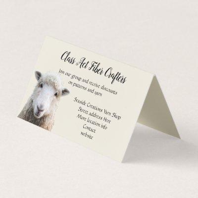 Standing Sheep Yarn Shop Fiber Crafter