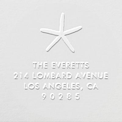 Starfish Custom Return Address Embosser