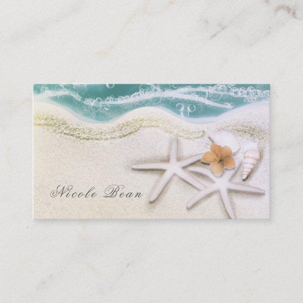 Starfish on the Beach Teal Sea Water Tropical Chic