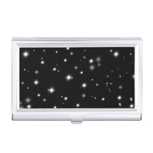 Starlight Sparkles Black and White Stars  Case