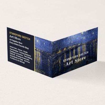 Starry Night Over The Rhone, Art Supplies Store