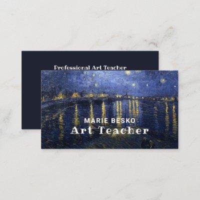 Starry Night Over The Rhone, Art Teacher