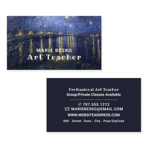 Starry Night Over The Rhone, Art Teacher