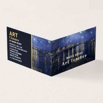 Starry Night Over The Rhone, Art Teacher, Detailed