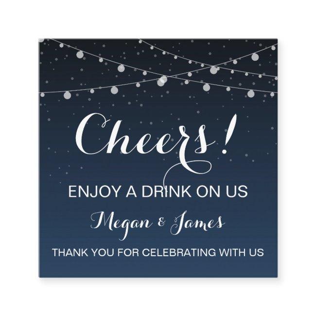 Starry Night Wedding Drink Ticket
