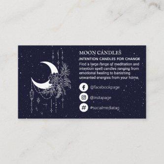 Starry Sky Moon Candle Spell