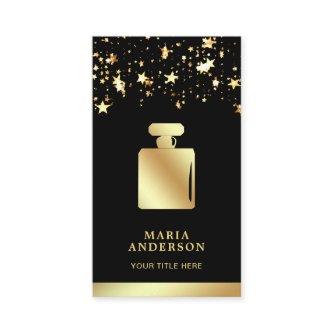 Stars Confetti Fragrance Gold Foil Perfume Bottle