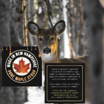 State Name MAPLE SYRUP  with drips