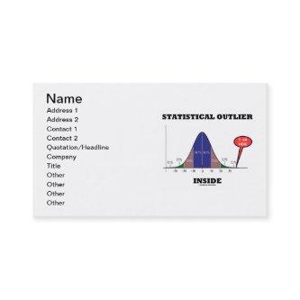 Statistical Outlier Inside (Bell Curve Humor)
