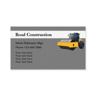 Steam Roller Road Construction