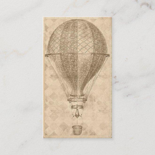 Steampunk Balloon Business or Contact Cards