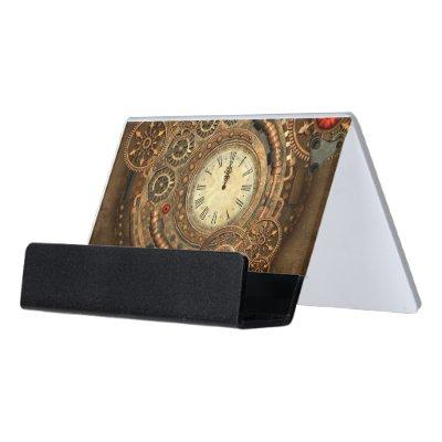 Steampunk, wonderful clockwork desk  holder