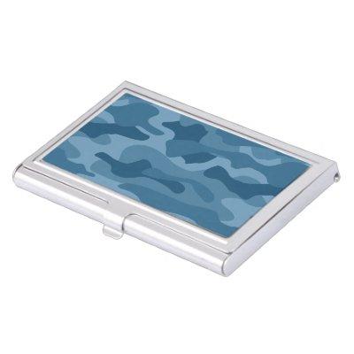 Steel Blue Monocolor Camo  Case