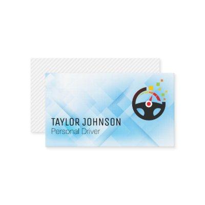 Steering Wheel Digital Logo | Courier Services