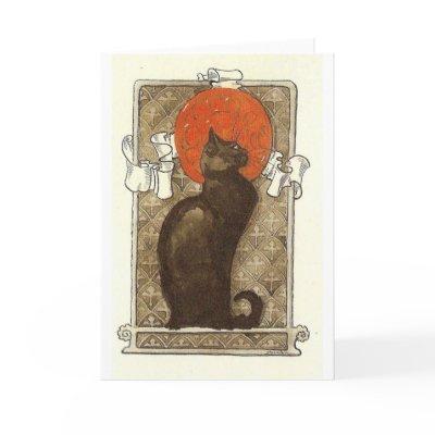 Steinlein's Cat - Art Nouveau Announcement