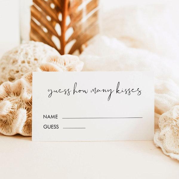 STELLA Guess How Many Kisses Game Ticket