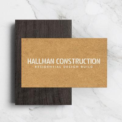 Stenciled Particle Board Construction Builder