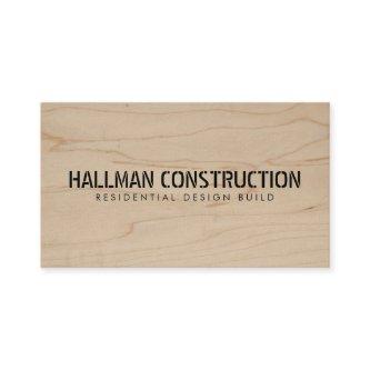 Stenciled Wood Construction