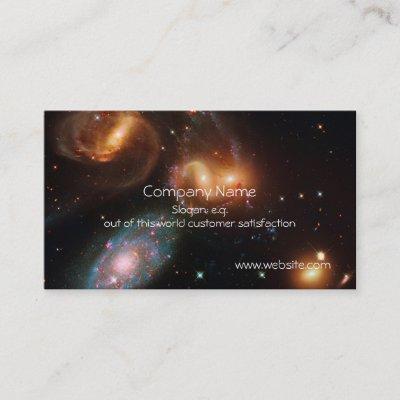 Stephans Quintet deep space star galaxy cluster