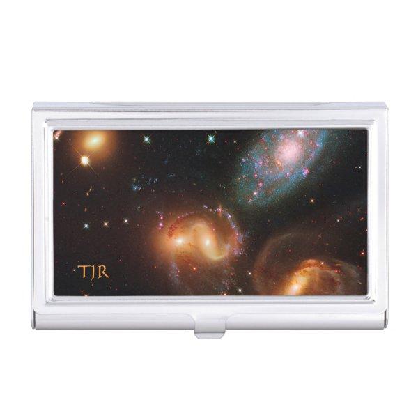 Stephans Quintet deep space star galaxy cluster  Case