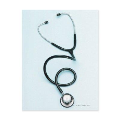 Stethoscope 2 postcard