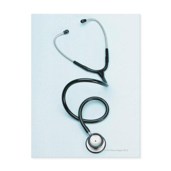 Stethoscope 2 postcard