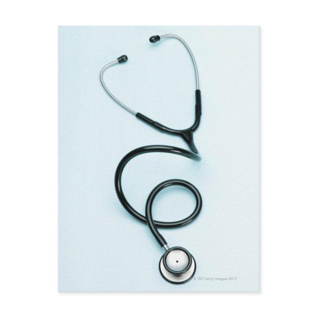 Stethoscope 2 postcard