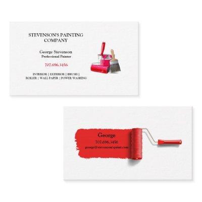 Stevenson's Painting Co. Paint Brush Roller & Can