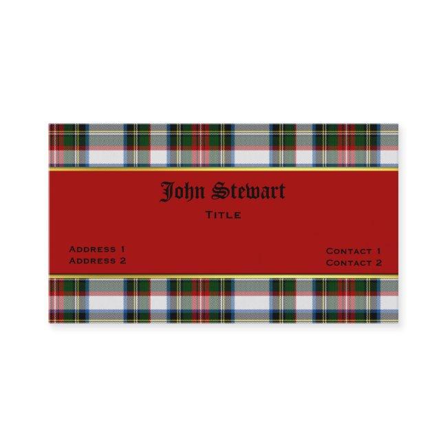 Stewart Dress Plaid Custom