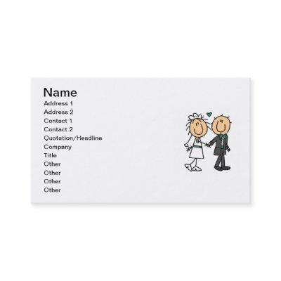 Stick Figure Bride and Groom T-shirts and Gifts