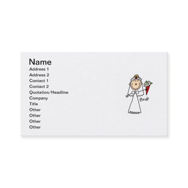 Stick Figure Bride T shirts and Gifts